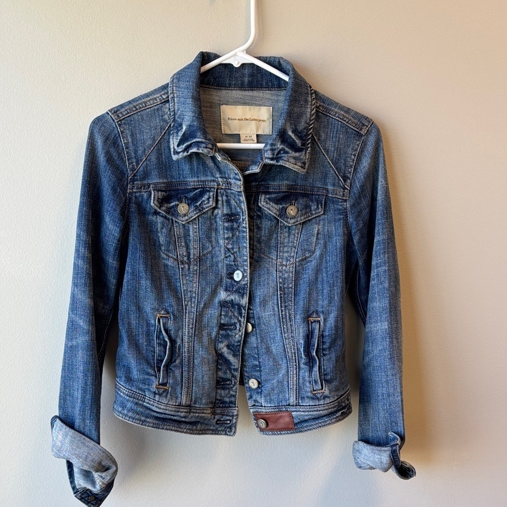 Pilcro and the Letterpress Classic Blue Jean Jacket